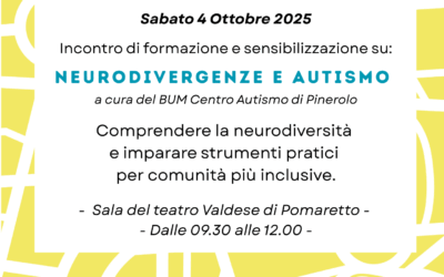 Percorso Chiese Inclusive – Formazione su Neurodivergenze e autismo